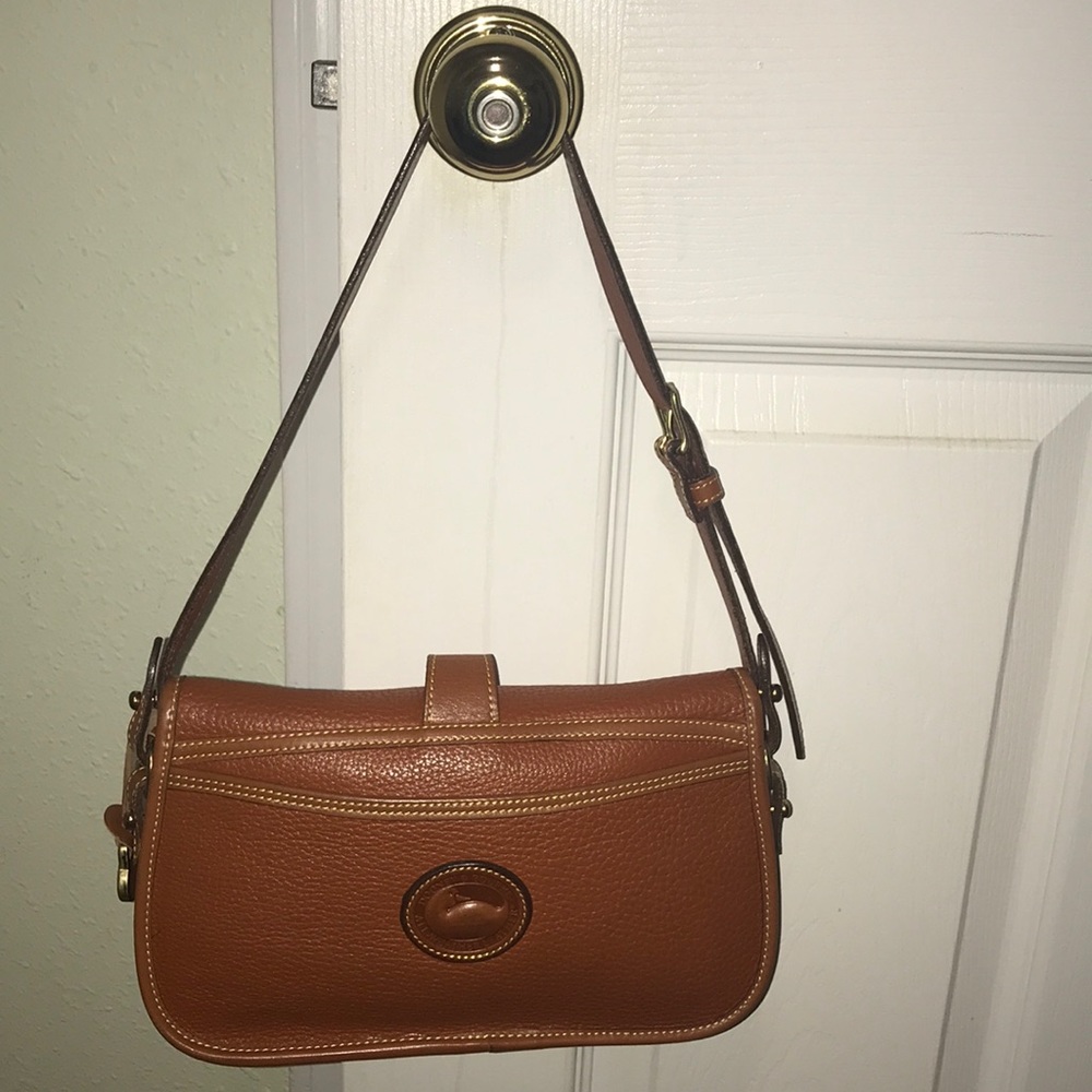 Brown leather purse - Picture 2 of 2